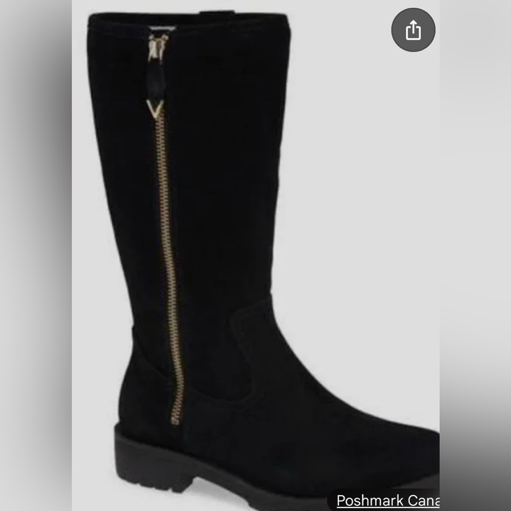Black Suede Women's Vionic Boots size 7.5 NWOT - Picture 3 of 7